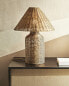 Rattan table lamp