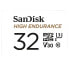 Фото #2 товара SANDISK High Endurance 32GB Micro SDHC memory card