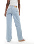 Фото #7 товара ASOS DESIGN mid rise baggy boyfriend jeans in pale blue