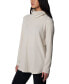 ფოტო #4 პროდუქტის Women's Holly Hideaway Waffle Cowl-Neck Pullover Top