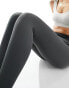 Фото #2 товара ONLY high waisted seamless leggings in grey