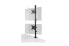 Фото #4 товара Kensington Vertical Stacking Dual Monitor Arm - Clamp - 9 kg - 33 cm (13") - 81.3 cm (32") - 100 x 100 mm - Black