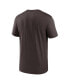 Men's Brown Cleveland Browns Icon Legend Performance T-shirt