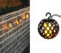 Фото #1 товара Светильник Saska Garden Kinkiet Saska Garden Lampki solarne - kule ogniowe LED, 5 sztuk universal