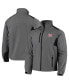 Men's Charcoal New York Giants Circle Softshell Fleece Full-Zip Jacket
