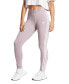 Фото #1 товара Women's Essentials 3-Stripe Full Length Cotton Leggings, XS-4X
