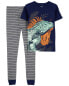 Kid 2-Piece Iguana Cotton Blend Pajamas 6