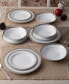 Crestwood Platinum Set of 4 Salad Plates, Service For 4