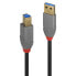 Фото #6 товара Lindy 5m USB 3.2 Type A to B Cable, 5Gbps, Anthra Line, 5 m, USB A, USB B, USB 3.2 Gen 1 (3.1 Gen 1), 5000 Mbit/s, Black