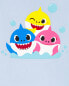 Фото #6 товара Toddler Pinkfong Baby Shark Snug Fit Cotton Pajamas 4T