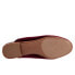 Фото #13 товара Trotters Ginette T2159-628 Womens Burgundy Narrow Suede Mule Sandals Shoes