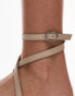 Topshop Kai leather sandals with toe loop in off white Белый, 37 - фото #3