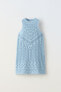 Open knit dress