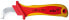 Фото #2 товара Инструмент для работы с кабелем Wiha 246 78 SB - Защитный изоляционный - 142 г - Красный, Нержавеющая сталь, Желтый