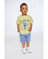 Boy Organic Cotton T-Shirt With Print Lime - Toddler Child