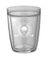 Фото #2 товара Pastimes 14 Oz Double Old Fashioned Short Drinking Golf Glass, Set of 4
