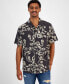 Фото #1 товара Men's Parker Short Sleeve Button-Front Floral Print Shirt