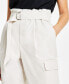 Фото #3 товара Petite D-Ring-Belt High-Rise Cargo Pants, Created for Macy's