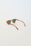Фото #3 товара Солнцезащитные очки в круглой каучуковой оправе ZARA