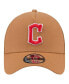 Фото #3 товара Men's Brown Cleveland Guardians A-Frame Trucker 9FORTY Adjustable Hat