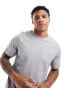 Farah Danny cotton t-shirt in grey marl