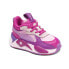 Фото #2 товара Puma RsX Rose Lace Up Toddler Girls Pink, Purple Sneakers Casual Shoes 39285201