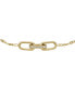 ფოტო #2 პროდუქტის Heritage D-Link Gold-Tone Stainless Steel Chain Bracelet