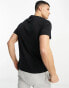 Фото #4 товара Polo Ralph Lauren loungewear t-shirt in black with chest text logo