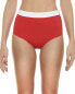 Фото #1 товара BALMAIN 270672 Logo Printed Jersey High-Waist Bikini Brief red size 34 (XXS)