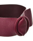 J.Mclaughlin Port Leather Belt Women's Pink M/L