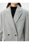 Фото #2 товара Кашемировое пальто Koton Coat Grey