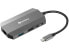 Фото #2 товара SANDBERG USB-C 6in1 Travel Dock - Wired - USB 3.2 Gen 1 (3.1 Gen 1) Type-C - 100 W - 10,100,1000 Mbit/s - Grey - MMC - MicroSD (TransFlash) - SD - SDHC - SDXC