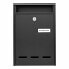 Фото #1 товара Burg-Wächter Wismar 771 S - Wall-mounted mailbox - Steel - Black - Vertical - Key - 1 pc(s)