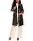 Michael Kors Collection Leather Trench Coat Women's
