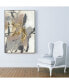 40" x 30" Golden Blush II Art Block Framed Canvas