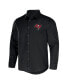 ფოტო #3 პროდუქტის Men's NFL x Darius Rucker Collection by Black Tampa Bay Buccaneers Convertible Twill Long Sleeve Button-Up Shirt