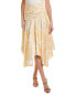 Aiifos Andie Midi Skirt Women's Yellow S