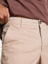 Фото #3 товара ASOS DESIGN slim chino shorts in mid length in brown
