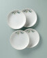 Фото #2 товара French Perle Berry Holiday Dinner Plates Set, Set of 4