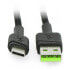 Фото #2 товара Green Cell Ray Quick Charge USB 2.0 cable type A - USB 2.0 type C with backlight - 1.2 m black with braid