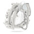 Swarovski Damen Mesmera Ohrclip Einzel, Trilliant-Schliff, Weiß, Rhodiniert 5600752