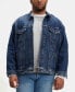 ფოტო #1 პროდუქტის Men's Big & Tall Stretch Denim Trucker Jacket