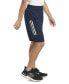 ფოტო #3 პროდუქტის Big Boys AEROREADY Elastic-Waistband Graphic 3-Stripe Shorts