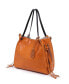 Women's Genuine Leather Daisy Tote Bag