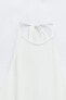 Фото #6 товара Платье со складками и горловиной халтер ZARA