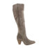 Фото #1 товара Diba True Money Maker 68718 Womens Brown Suede Slip On Knee High Boots