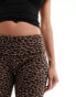 ASOS DESIGN fold over trousers in leopard print Леопардовый, L - фото #10