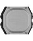 ფოტო #5 პროდუქტის Unisex Digital Ironman Classic Silicone Black Watch 40mm
