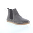 Diba True Yea Sayer 46015 Womens Gray Suede Slip On Ankle & Booties Boots