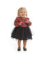 Фото #2 товара Infant Girls Plaid Party Skirtzie Dress